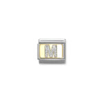 Nomination Composable Classic Unisex Link Silver Glitter M