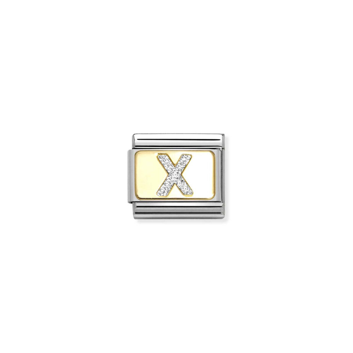 Jewellers - Nomination Composable Classic Unisex Link Silver Glitter X