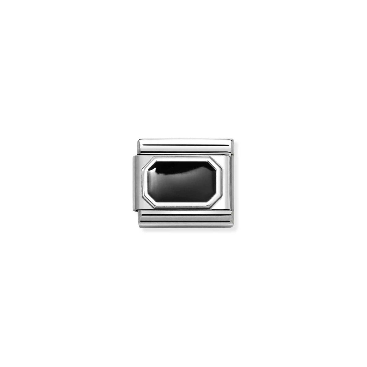 Jewellers - Nomination Composable Classic Unisex Link Black Rectangle