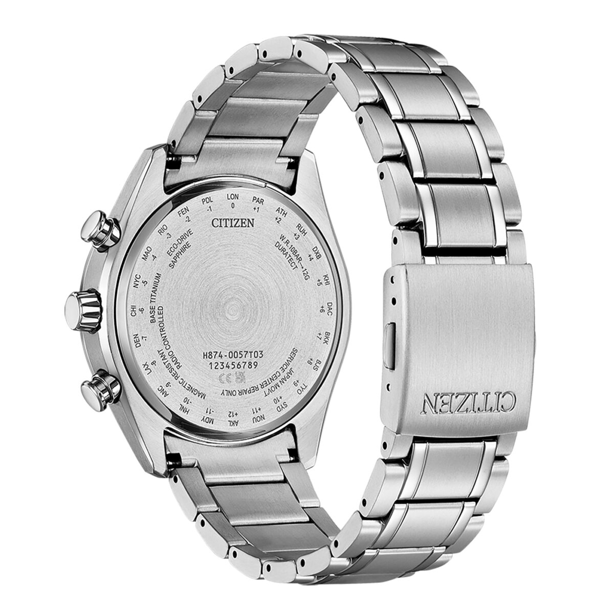 Jewellers - CITIZEN Eco-Drive Radio Controlled Tsukiyomi Moonphase Super Titanium Ανδρικό BY1010-81H