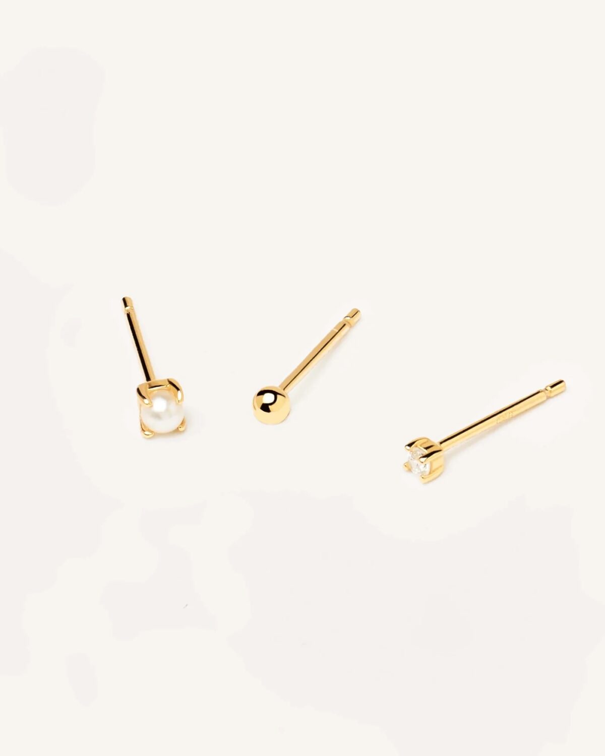 Jewellers - PDPAOLA Γυναικείο Σκουλαρίκι Τριπλό New Essentials Angel BU01-020-U