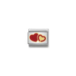 Nomination Composable Classic Unisex Link Double hearts series