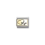 Nomination Composable Classic Unisex Link Love you Heart