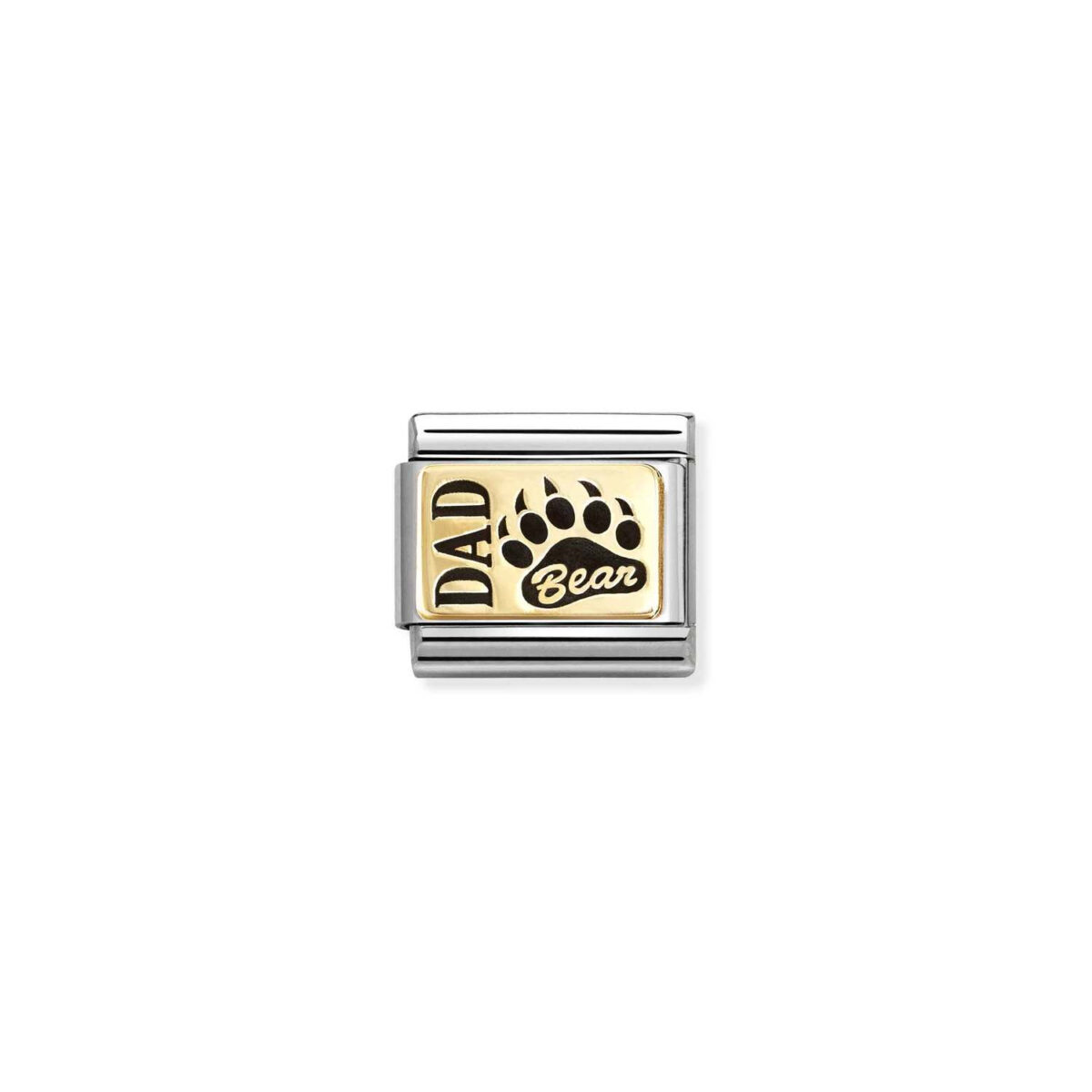 Jewellers - Nomination Composable Classic Unisex Link Dad with Paw Print