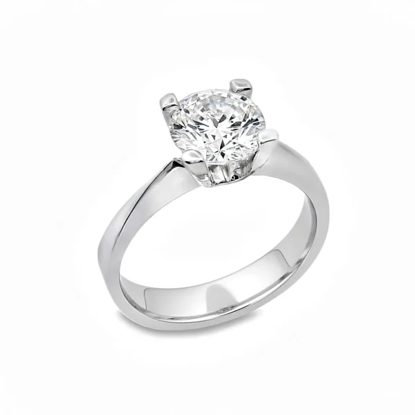 Μονόπετρο δακτυλίδι με ζιργκόν