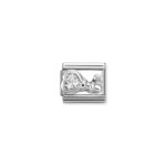 Nomination Composable Classic Unisex Link Key with CZ