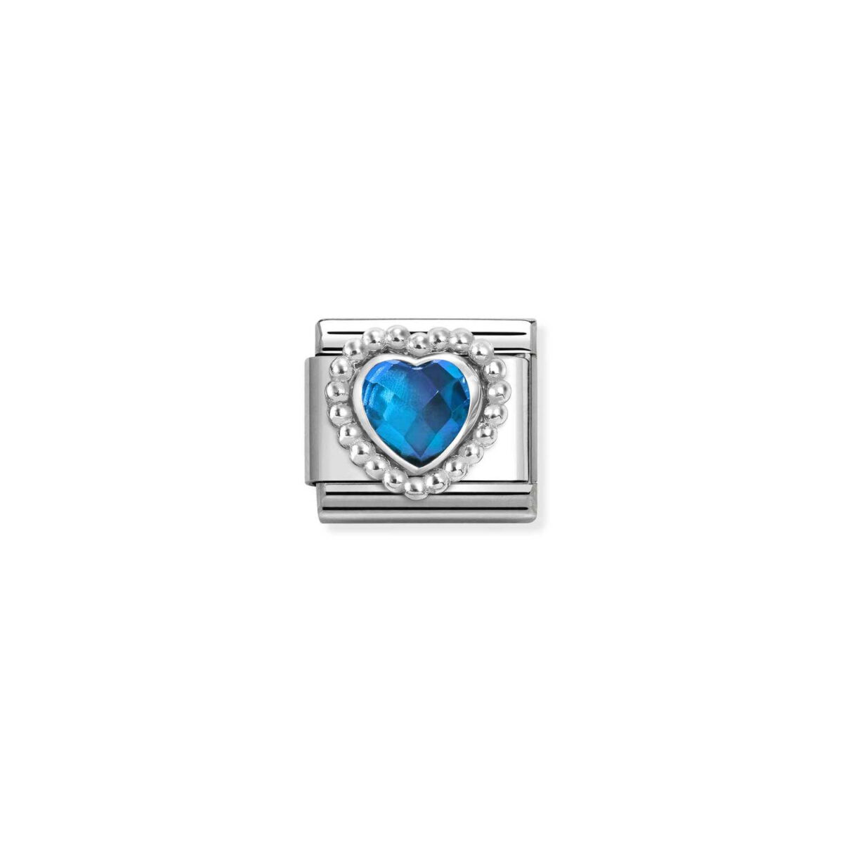 Jewellers - Nomination Composable Classic Unisex Link Faceted Blue Heart
