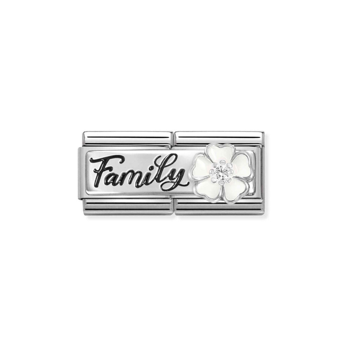 Jewellers - Nomination Composable Classic Unisex Link Family with Flower