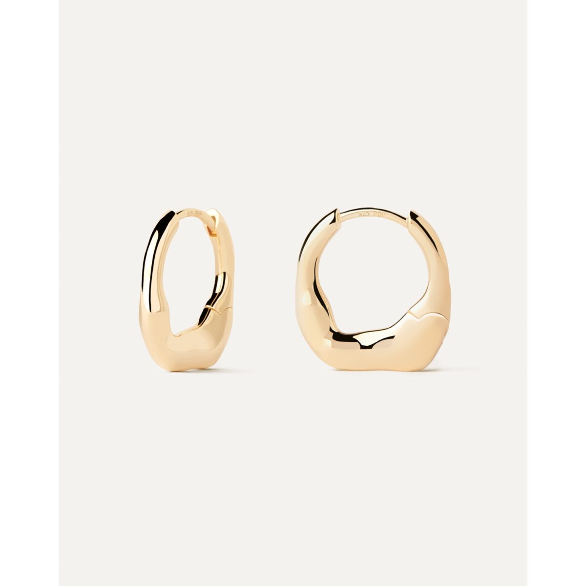 Jewellers - PDPAOLA Γυναικεία Σκουλαρίκια Mini Magma Gold Hoops AR01-C27-U