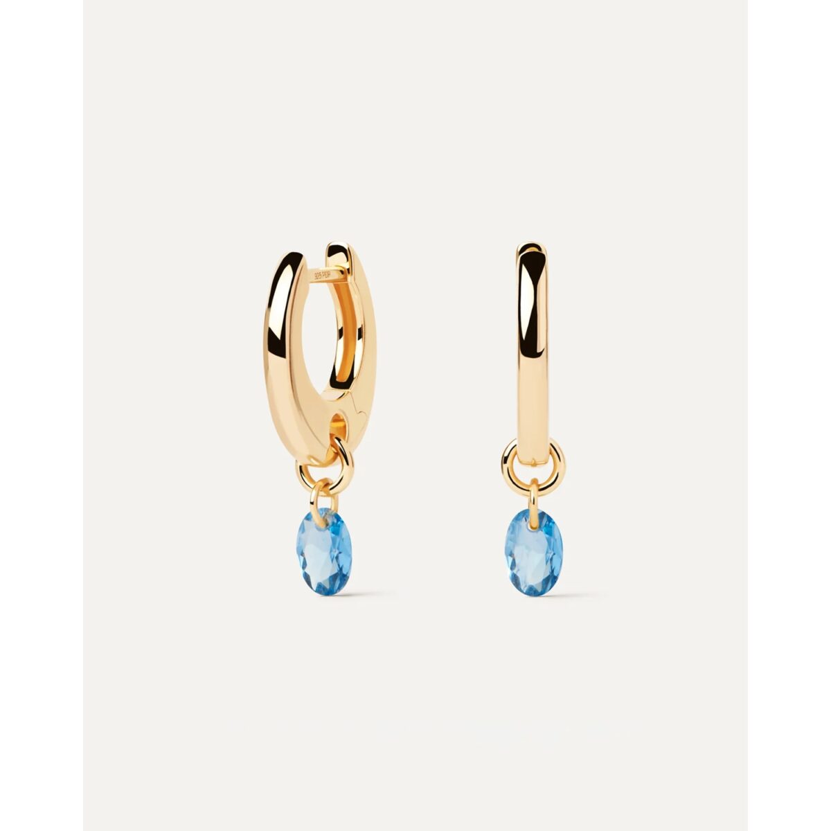 Jewellers - PDPAOLA Γυναικεία Σκουλαρίκια Blue Lilly Hoops AR01-B94-U