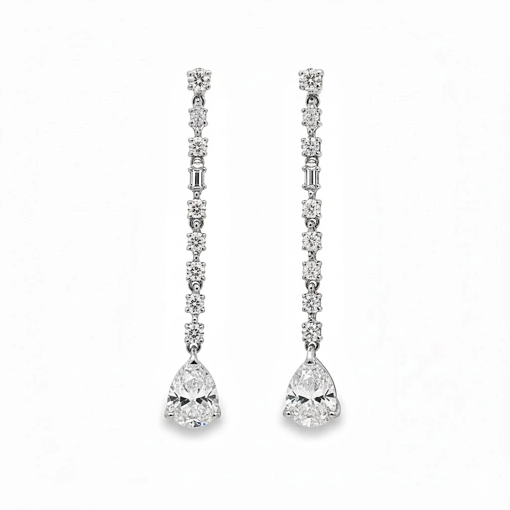 sk4318 Jewellers - Σκουλαρίκια με ζιργκόν Kurshuni από ασήμι 925