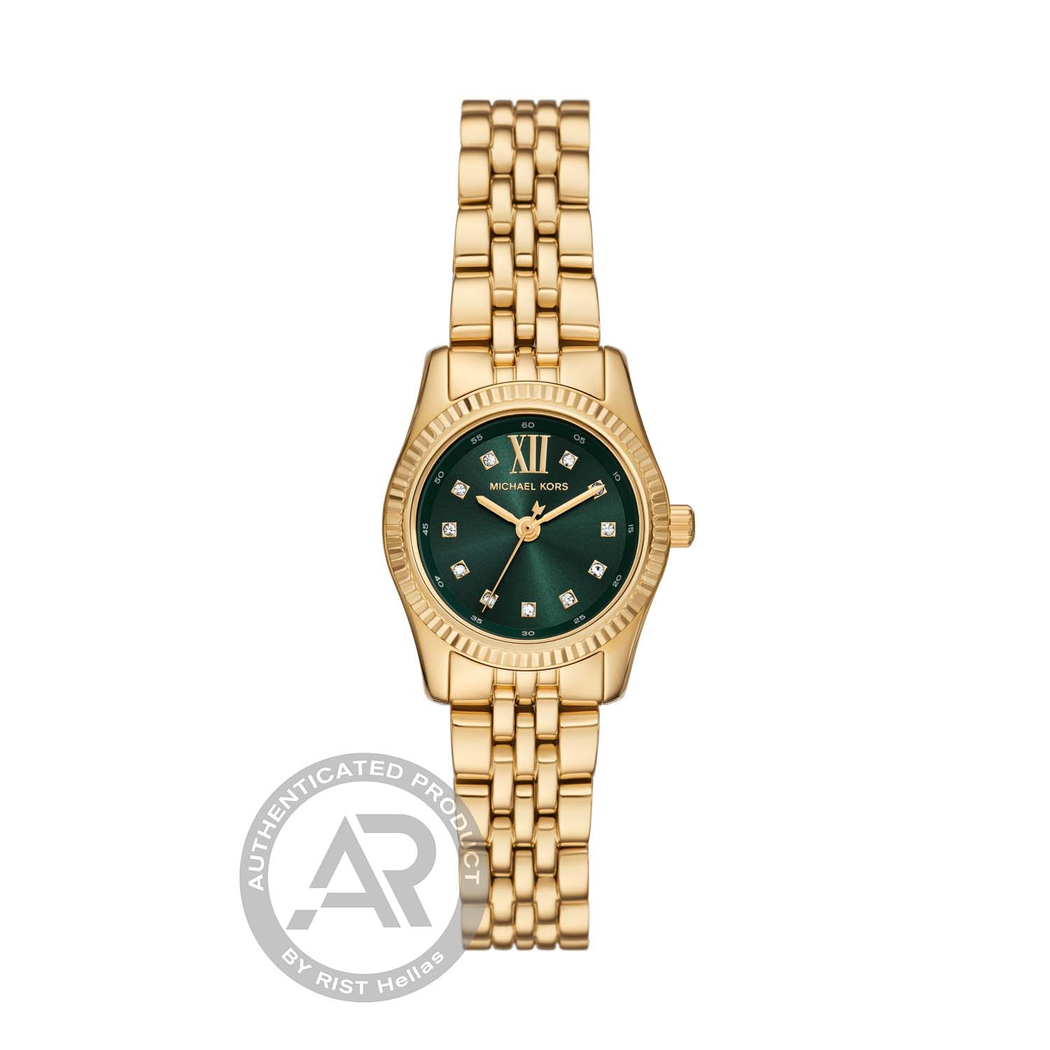 MK4842_main Jewellers - Michael Kors Petite Lexington Gold-Tone Stainless Steel Γυναικείο MK4842