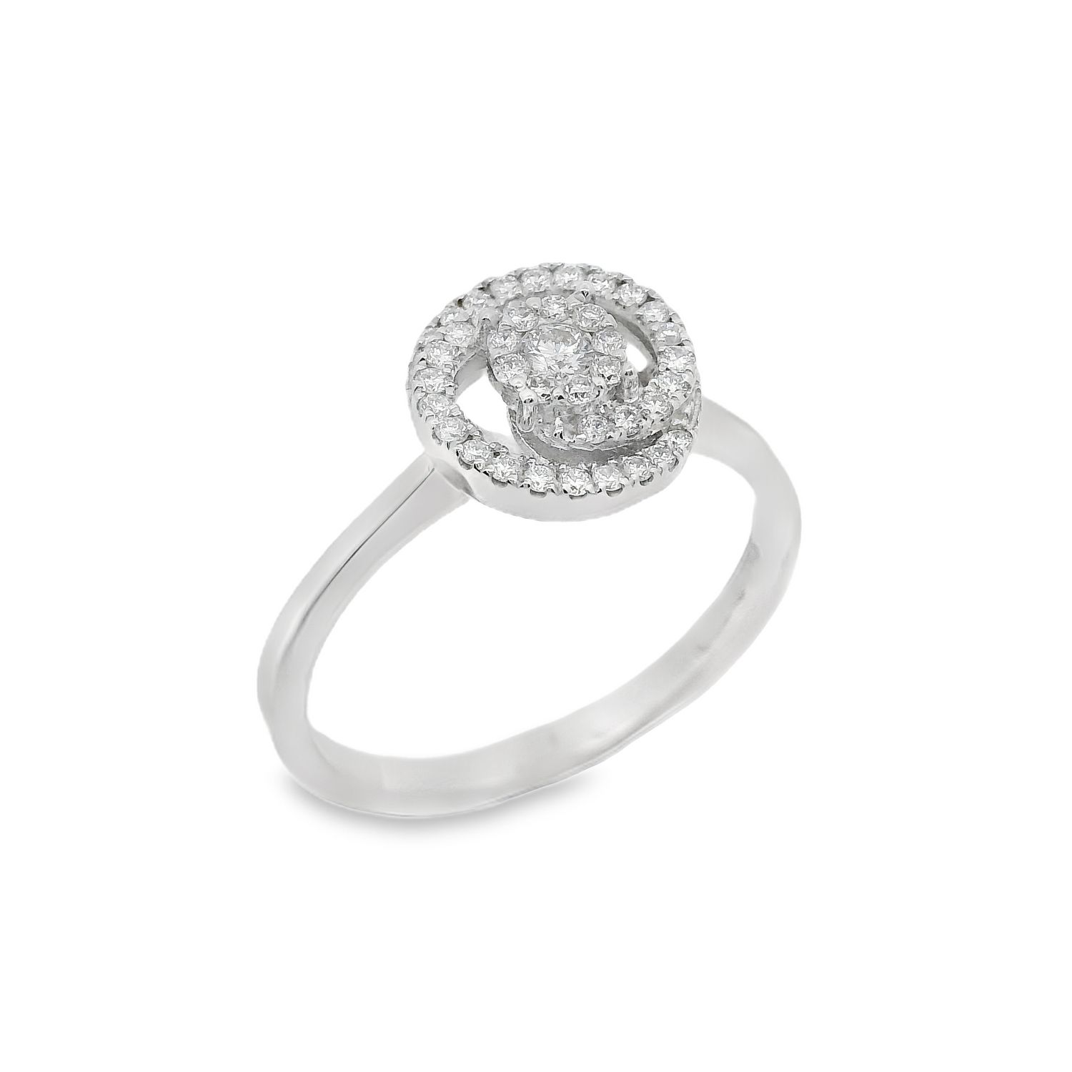 29801_1 Jewellers - Μονόπετρο δακτυλίδι με μπριγιάν