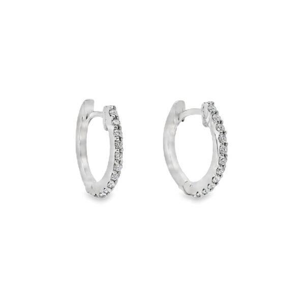 Σκουλαρίκια κρίκοι με μπριγιάν