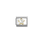 Nomination Composable Classic Unisex Link White CZ Star