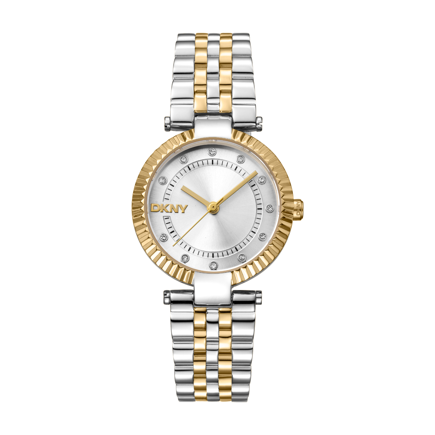 DK1L042M0065 Jewellers - DKNY Essential Glitz Two Tone Stainless Steel Γυναικείο DK1L042M0065