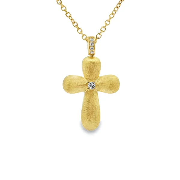 Σταυρός γυναικείος με ζιργκόν