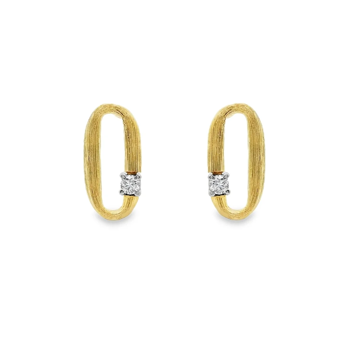 31555 Jewellers - Σκουλαρίκια χειροποίητα με μπριγιάν