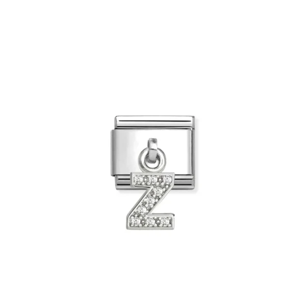 Nomination Composable Classic Unisex Link CZ Letter Z Pendant