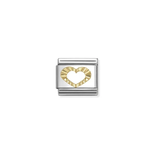 Nomination Composable Classic Unisex Link Diamond Heart
