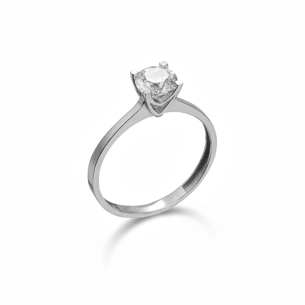 33211 Jewellers - Μονόπετρο δακτυλίδι με ζιργκόν