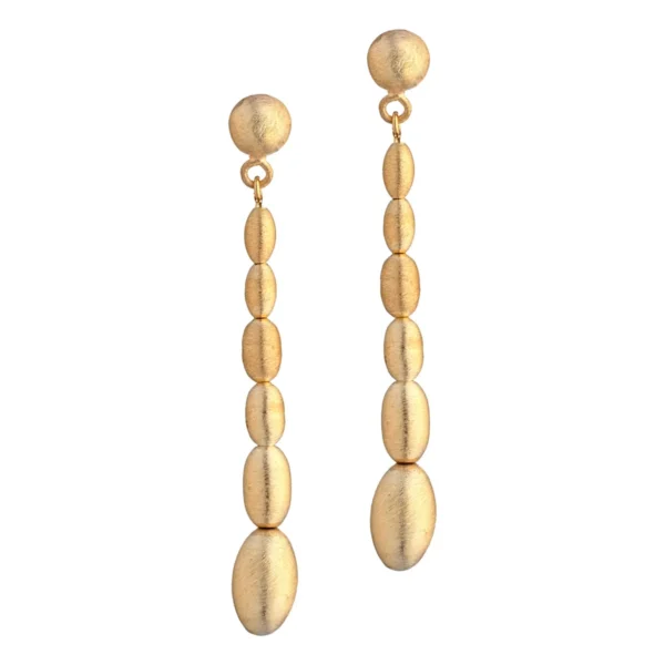 Σκουλαρίκια Marcello Pane από επιχρυσωμένο ασήμι 925