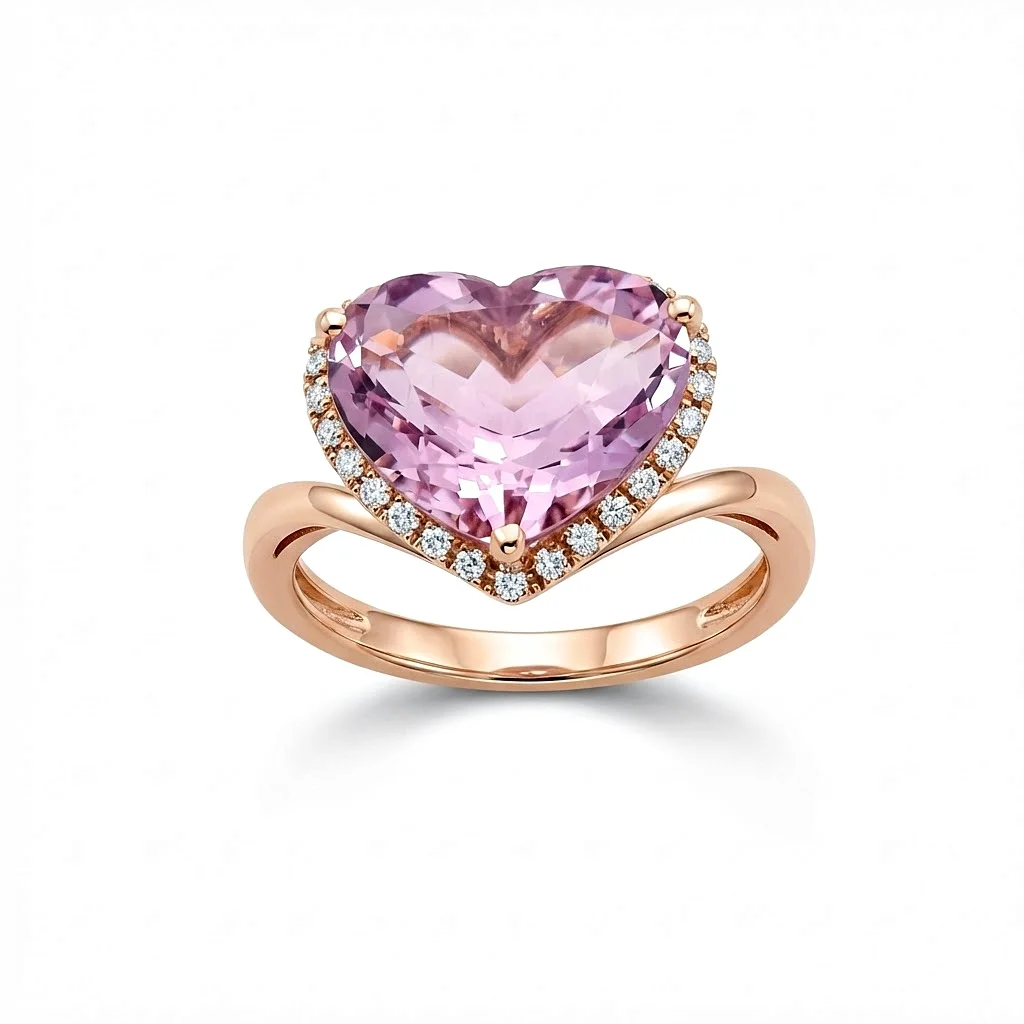 33527_019c7a6e-4cb4-7ff5-b0f0-a338424b8cf7.original Jewellers - Δαχτυλίδι Καρδιά με Αμέθυστο και Διαμάντια