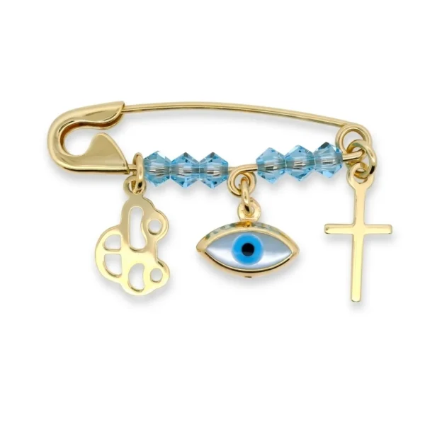 Φυλαχτό παραμάνα με Αυτοκινητάκι Ματάκι και Σταυρό