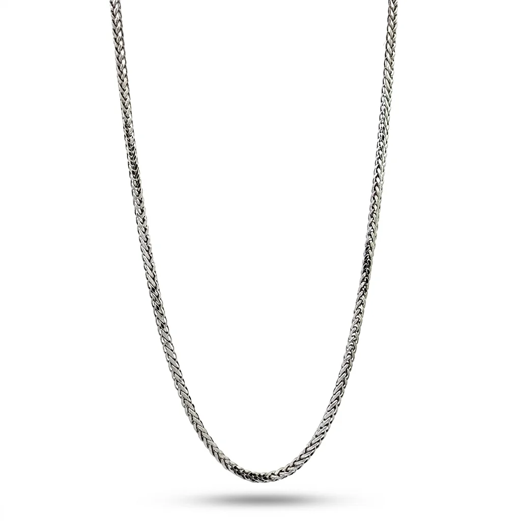 34030_o15m4nwcl4h_2026-04-14-10-31-27 Jewellers - Λευκόχρυση Αλυσίδα Πλέξη Franco 14K