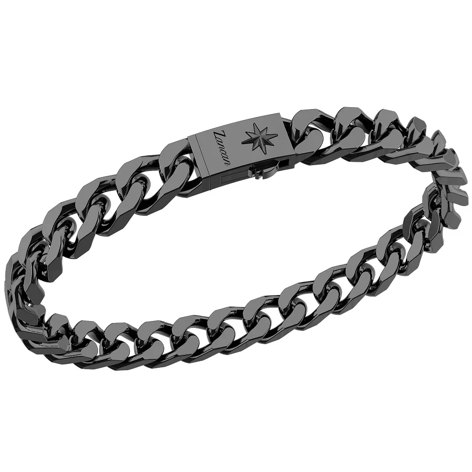 exb661-rn_00000000000000025384 Jewellers - Ανδρική Αλυσίδα Zancan από επιροδιωμένο ασήμι 925