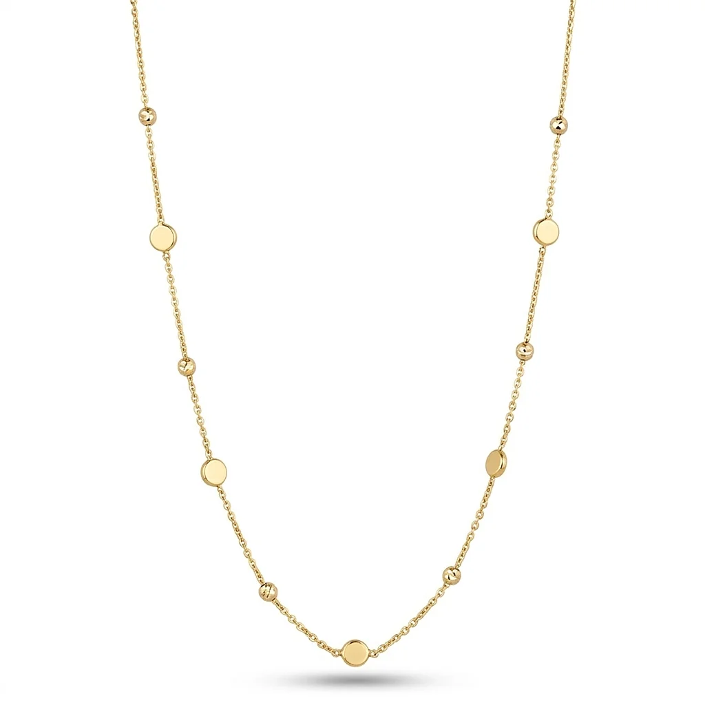 33313_dbflci9pyv_2026-05-15-18-29-12 Jewellers - Κολιέ Γυναικείο με Στρογγυλά Στοιχεία και Μπίλιες