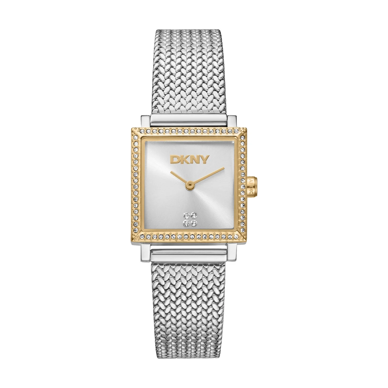 DK1L173M0115_main Jewellers - DKNY Milanese Two Tone Stainless Steel Γυναικείο DK1L173M0115