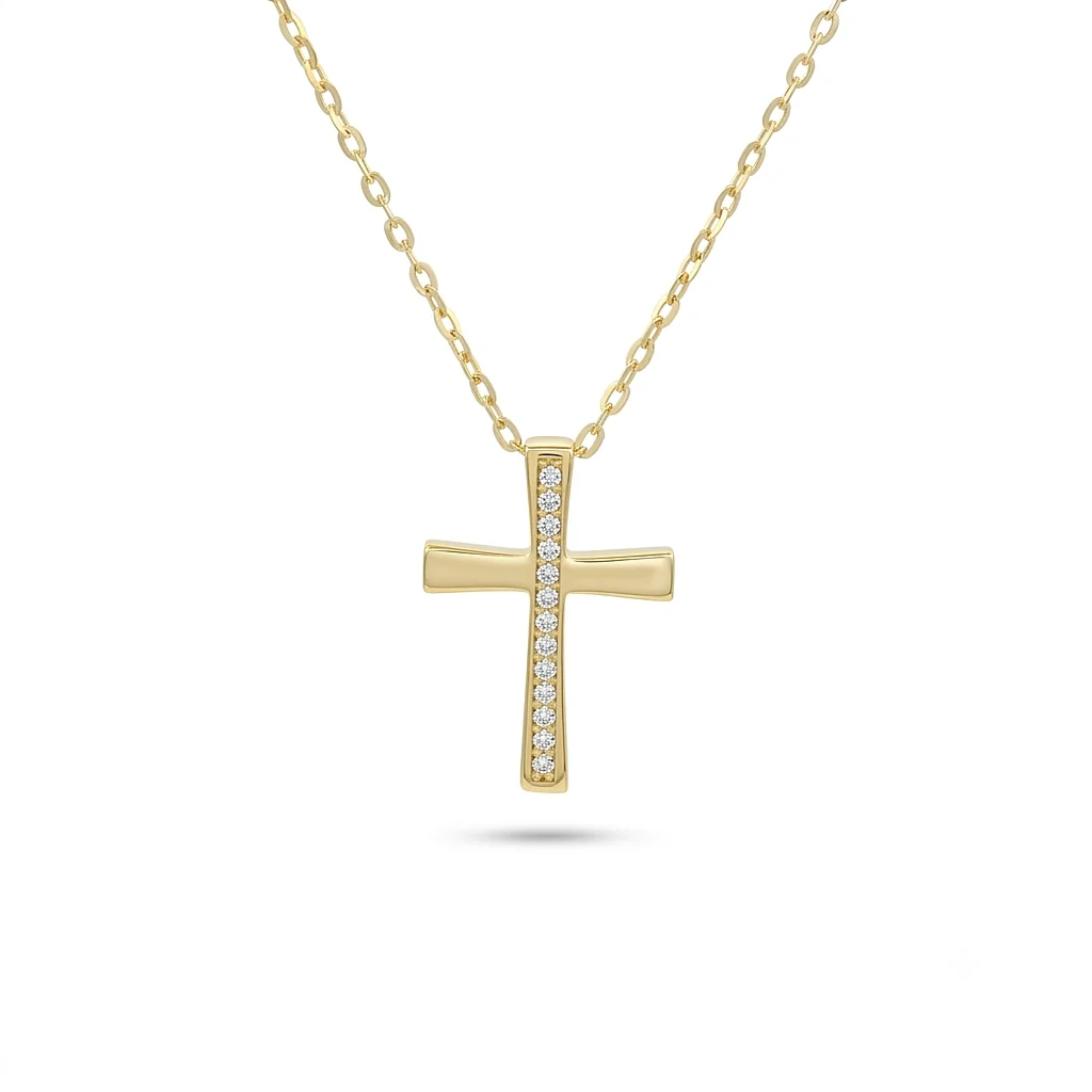 34641_019f279c-2eab-76a0-82e0-b7602439e10a.original Jewellers - Σταυρός γυναικείος με ζιργκόν σε αλυσίδα