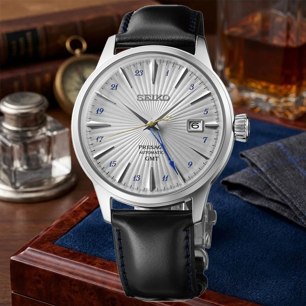 Jewellers - SEIKO Presage Cocktail Time 'Silver Bullet' Automatic Ανδρικό SSK049J1